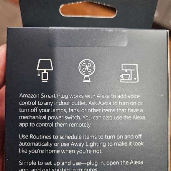 AMAZON "ALEXA" SMART PLUG - WORKS WITH ALEXA VOICE CONTROL, 3-PRONG - Picture 6 of 6